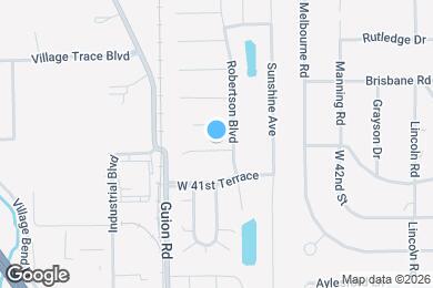 Map image of the property - 3708 W 42nd Terrace
