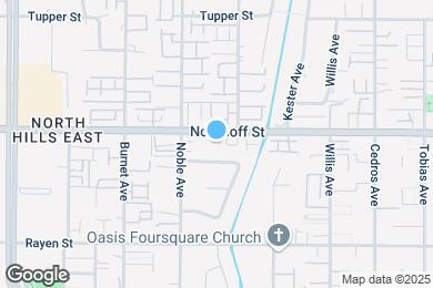 Map image of the property - 15024 Nordhoff St