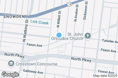 Map image of the property - 1542 Tutwiler Ave