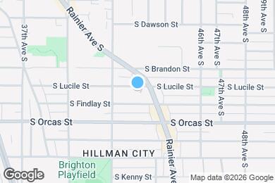 Map image of the property - 4233 S Lucile St