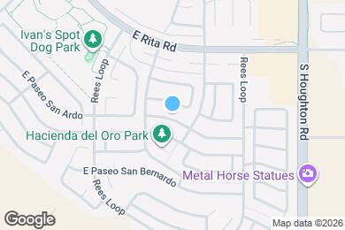 Map image of the property - 9997 E Paseo San Ardo