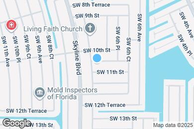 Map image of the property - 714 SW 10th Terrace