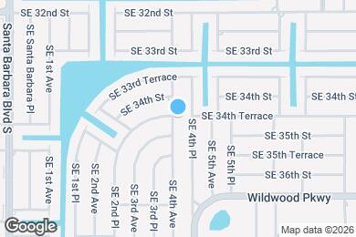 Map image of the property - 3415 SE 4th Ave
