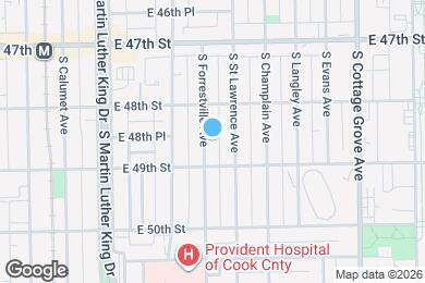 Map image of the property - 4839 S Forrestville Ave