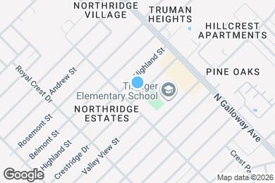 Map image of the property - 1715 Crestridge Dr