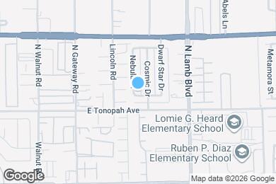 Map image of the property - 1842 Nebula Dr