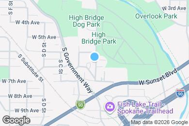 Map image of the property - 824 S Bulldog St