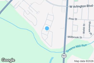 Map image of the property - Meridian Park Apartments