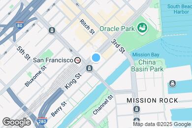 Map image of the property - Avalon at Mission Bay
