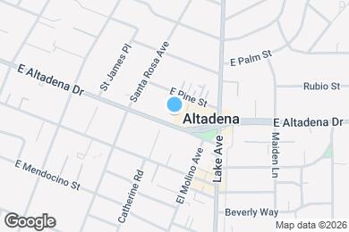 Map image of the property - Altadena Townhouse Apartments