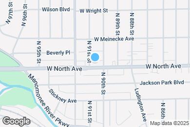 Map image of the property - 9020 W North Ave