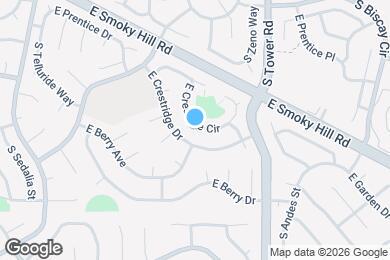 Map image of the property - 18354 E Crestline Cir