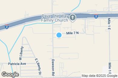 Map image of the property - 806 E Starr St