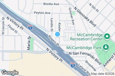 Map image of the property - 1707 Keeler St