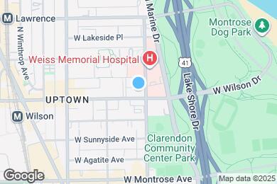 Map image of the property - 4600 N Clarendon Ave