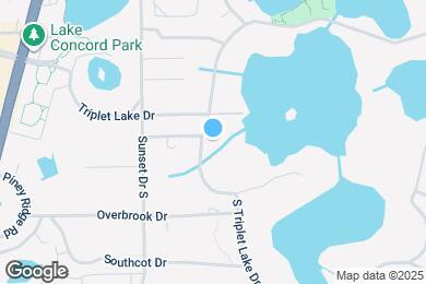 Map image of the property - 151 S Triplet Lake Dr