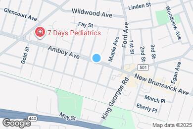 Map image of the property - 657 Amboy Ave