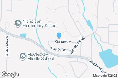 Map image of the property - 1723 Christie Dr
