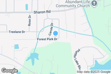 Map image of the property - 624 Forest Park Dr