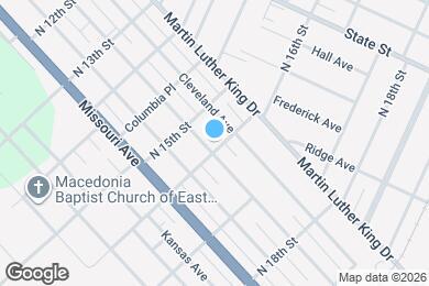 Map image of the property - 1525 St Louis Ave