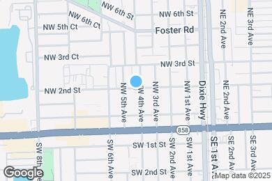 Map image of the property - 405 NW 2nd St