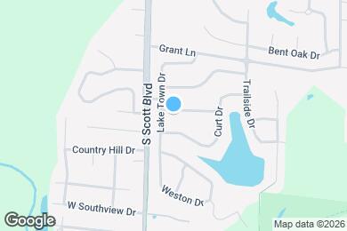 Map image of the property - 4200 Cedar Crest Ln