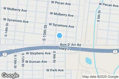 Map image of the property - 808 W Cypress Ave