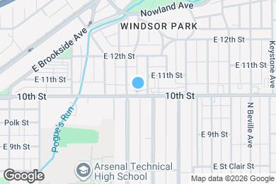 Map image of the property - 1732 N Alley 1750 E