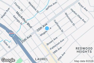 Map image of the property - 3700 Magee Ave