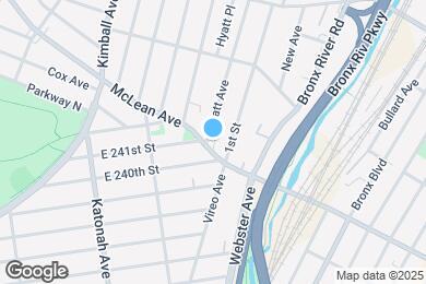 Map image of the property - 1032 McLean Ave