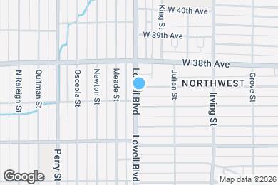 Map image of the property - 3730 Lowell Blvd