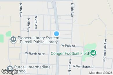 Map image of the property - 501 W Taylor St