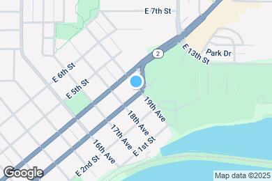 Map image of the property - 301 19th Ave