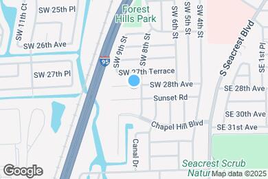 Map image of the property - 906 SW 28th Ave