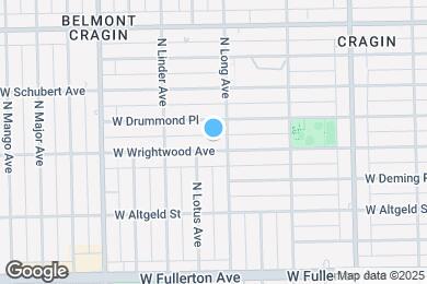Map image of the property - 5410 W Wrightwood Ave