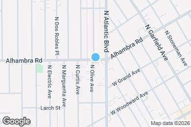 Map image of the property - 1120 W Alhambra Rd