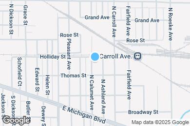 Map image of the property - 325 N Calumet Ave