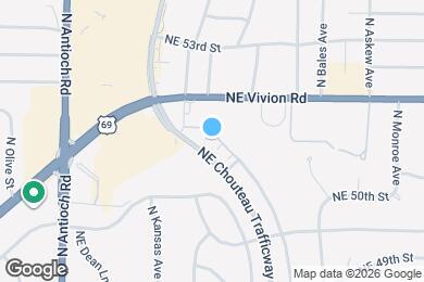 Map image of the property - 5135 NE Chouteau Trafficway