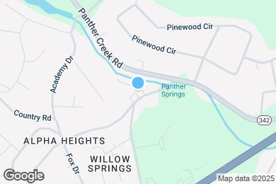 Map image of the property - 711 Panther Creek Ct