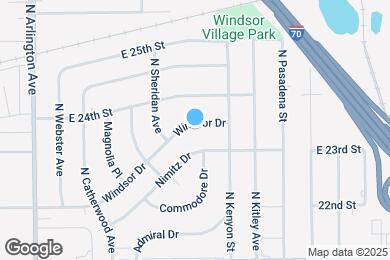 Map image of the property - 6231 Windsor Dr