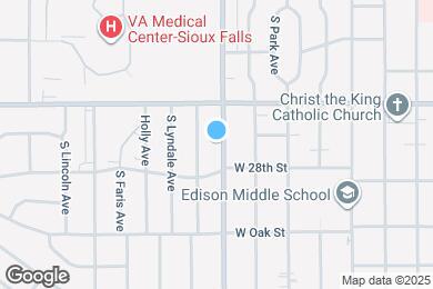 Map image of the property - 1905 S Western Ave