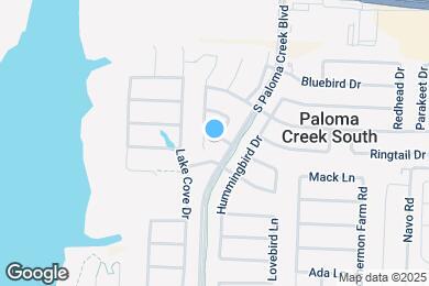 Map image of the property - 1208 Songbird Dr