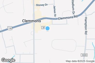 Map image of the property - Clemmons Village Apartments