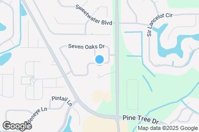Map image of the property - 2492 Seven Oaks Dr