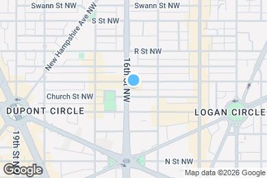 Map image of the property - 1527 16th Street NW