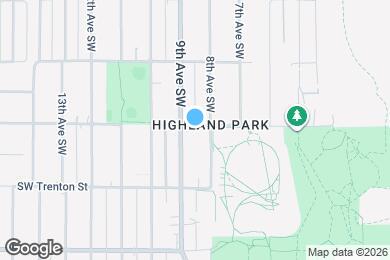 Map image of the property - 815 SW Cloverdale St