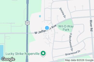 Map image of the property - 1512 W Jefferson Ave