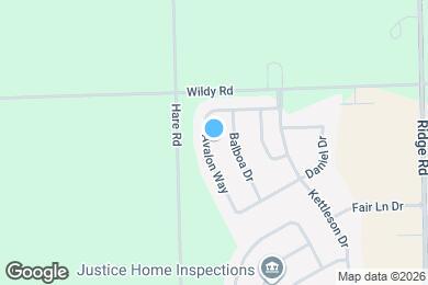 Map image of the property - 838 Avalon Way