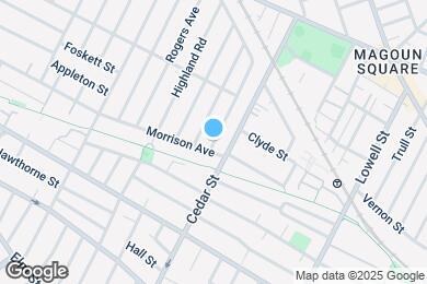 Map image of the property - 8 Boston Ave