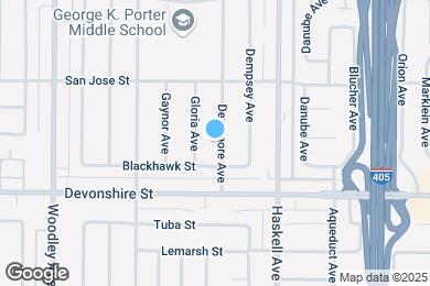 Map image of the property - 10355 Densmore Ave